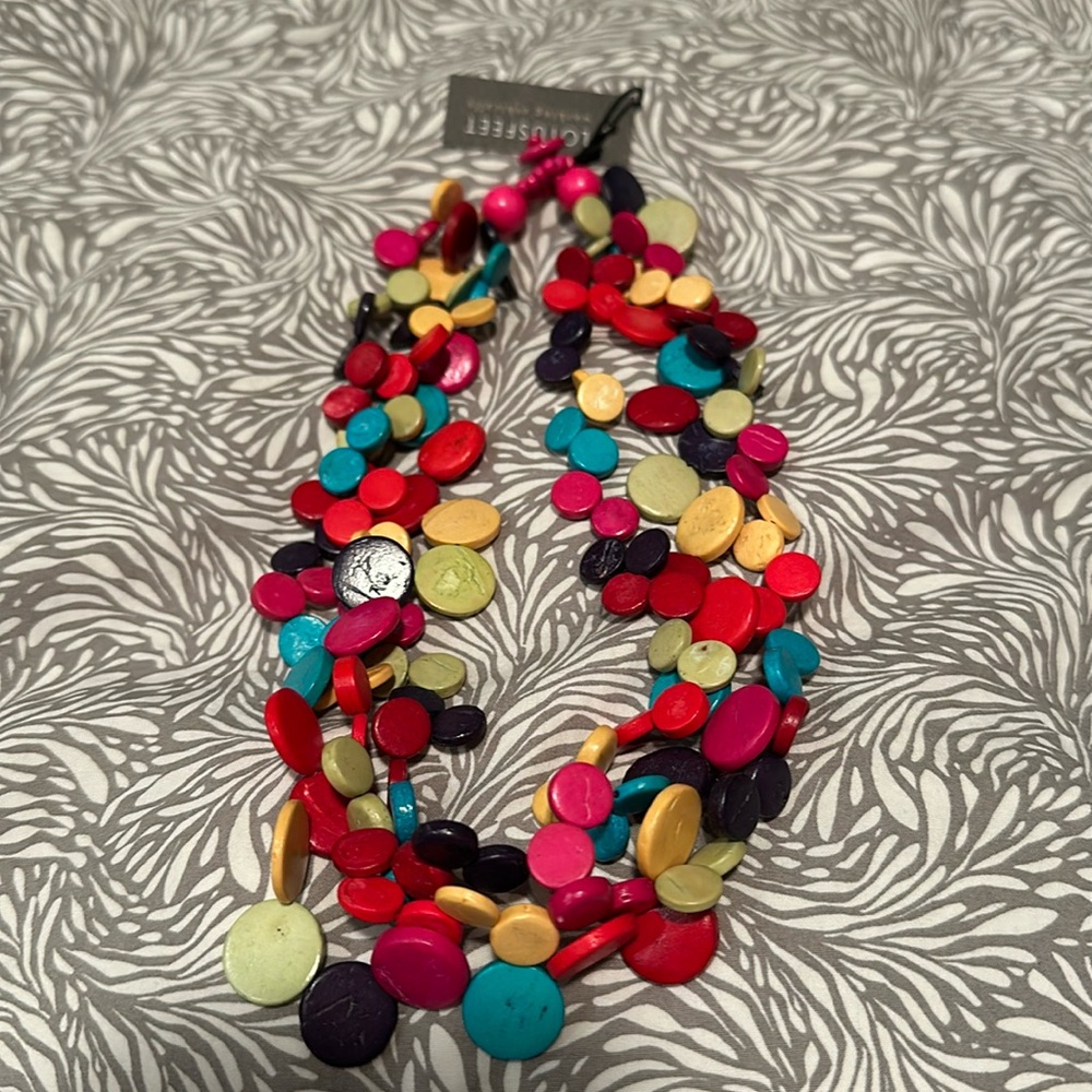 Lotusfeet multicolor necklace